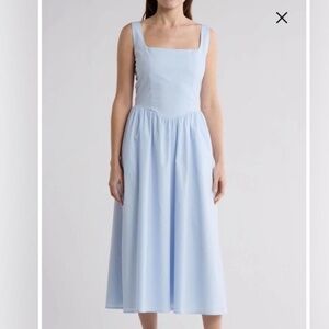 NWT Wayf Women's Baby Blue Dress - size M